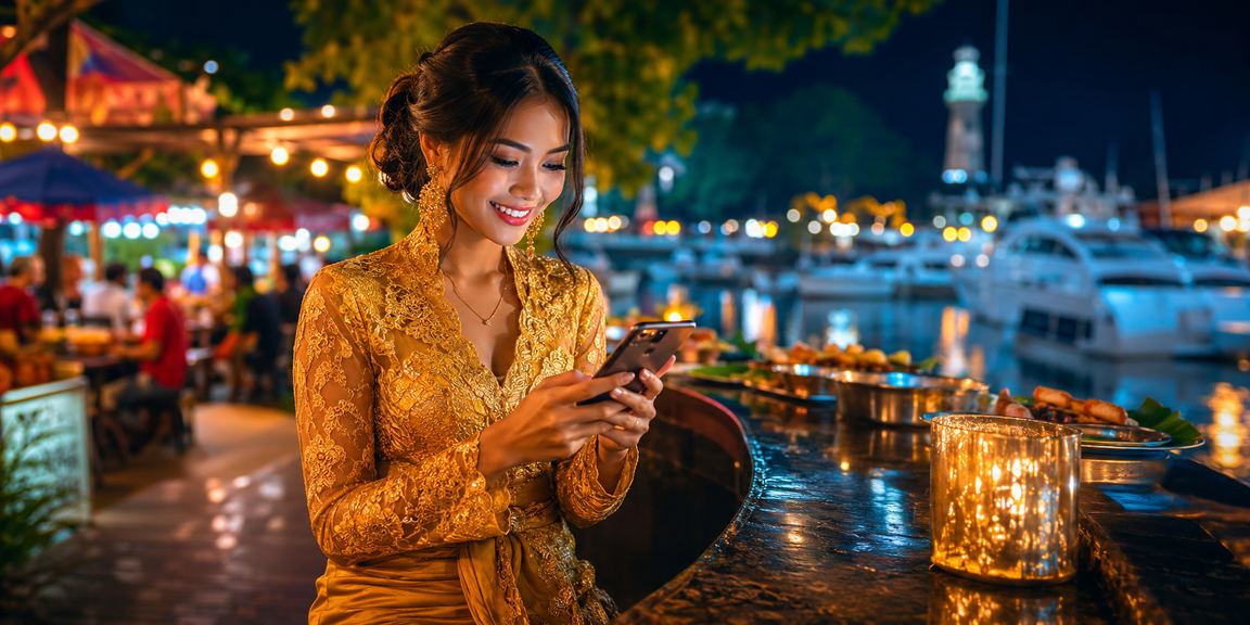 Pengguna Malaysia bermain sukan maya melalui telefon bimbit